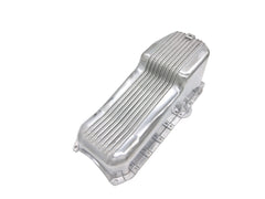 Cast Aluminum Finned Oil Pan 86 up SBC Cherolet 283-400 Dipstick on Passenger Side