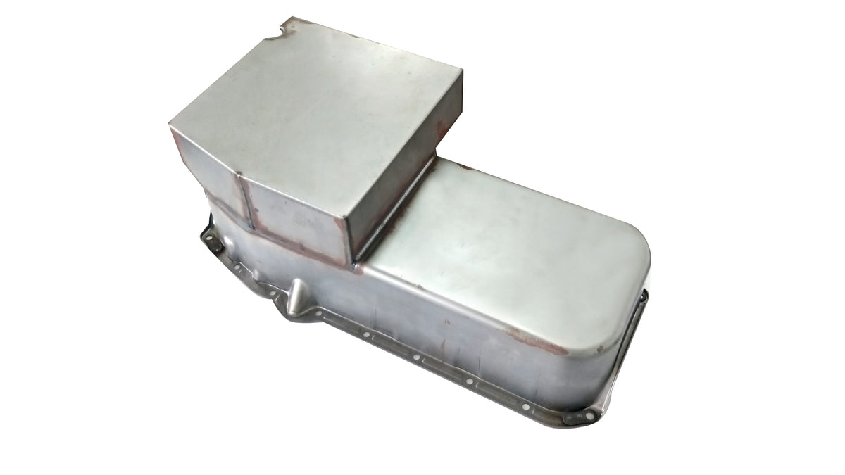 Steel 1958-79 SBC Chevy 283-350 Circle Track Oil Pan