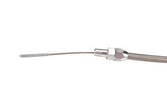 Universal Fit Oil Pan Dipstick Aluminum Handle w/ Stainless Steel Braided Hose w/ 1/4 NPT Fitting