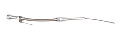Engine Oil Pan Dipstick 1980-Up Small Block Chevy Aluminum Handle w/ Stainess Steel Braided Hose， 19-5/8＂