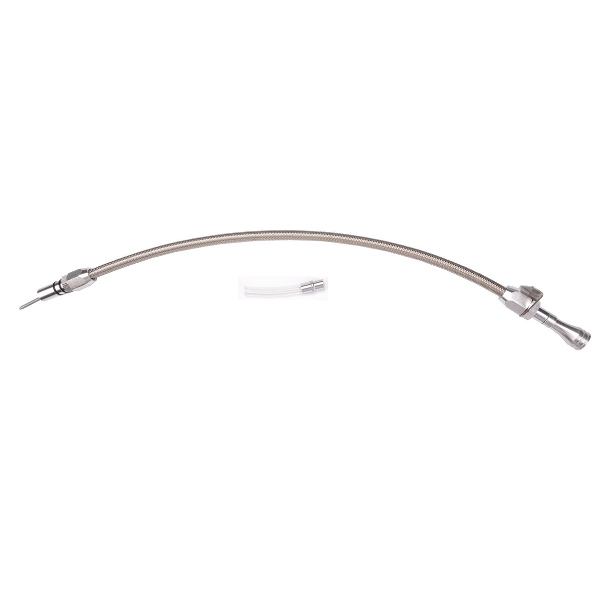 Chevy/GM 4L60E Firewall Mount Flexible Braided Transmission Dipstick