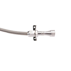 Ford AOD Firewall Mount Flexible Braided Transmission Dipstick