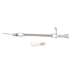 For Ford C6 Bell Housing Mount Flexible Braided Transmission Dipstick