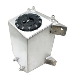 Aluminum Fuel Gas Tank Heavy Duty Street Racing 3 Gallon 8＂L x 8＂W x 15＂H
