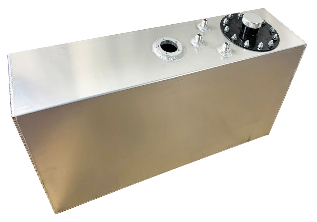 Aluminum Fuel Gas Tank Heavy Duty Street Racing 17 Gallon 30＂L x 7＂W x 17＂H