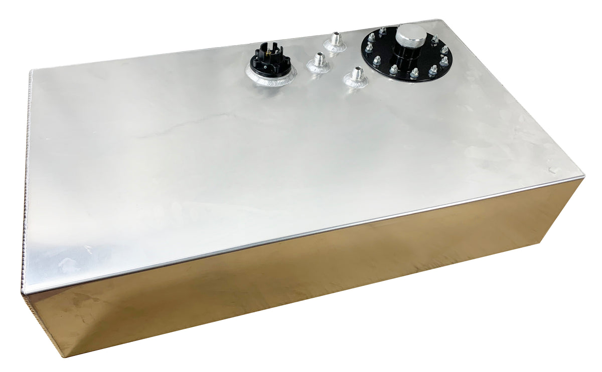 Aluminum Fuel Gas Tank Heavy Duty Street Racing 17 Gallon 30＂L x 17＂W x 7＂H