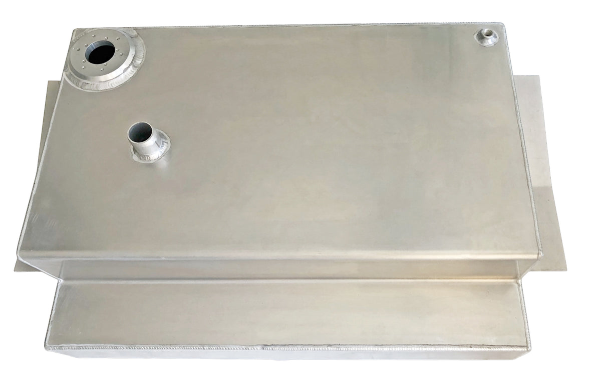 1973-87 Chevy， GMC Truck Aluminum Fuel Gas Tank， 19 Gallon W: 27“， D:19“，  H: 10-1/2“