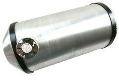 7 Gallon Round Spun Aluminum Fuel Tank， 10＂ x 22.5＂