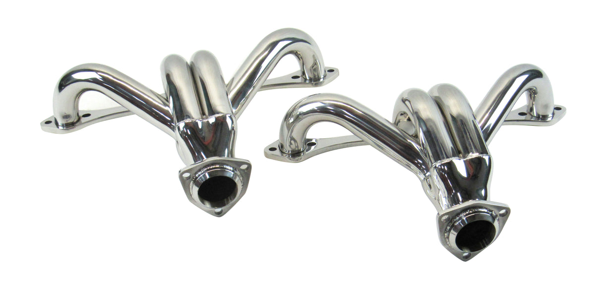 Universal Fit Street Rod Small Block Chevy 283-400 Hugger Header w/ D-Port