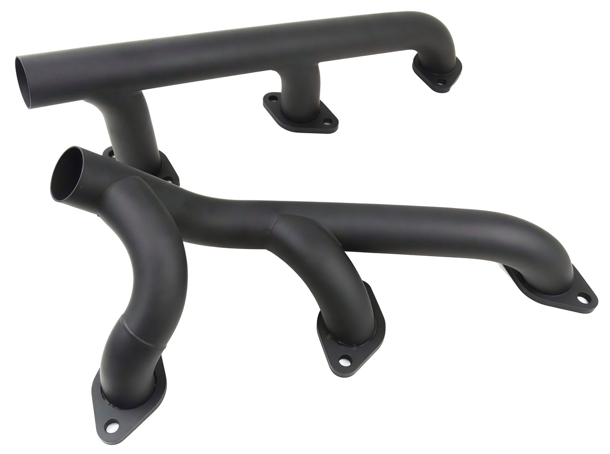 Universal Fit Economy Ford Flathead V8 Shorty Headers， Round Port