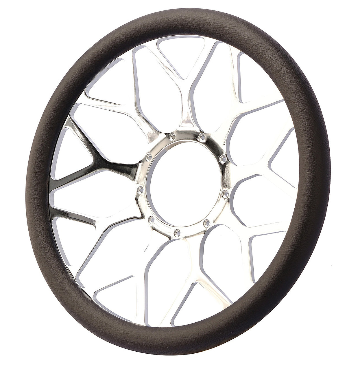 14＂ Billet Steering Wheel， ＂BLOSSOM＂，w/o Leather Wrap