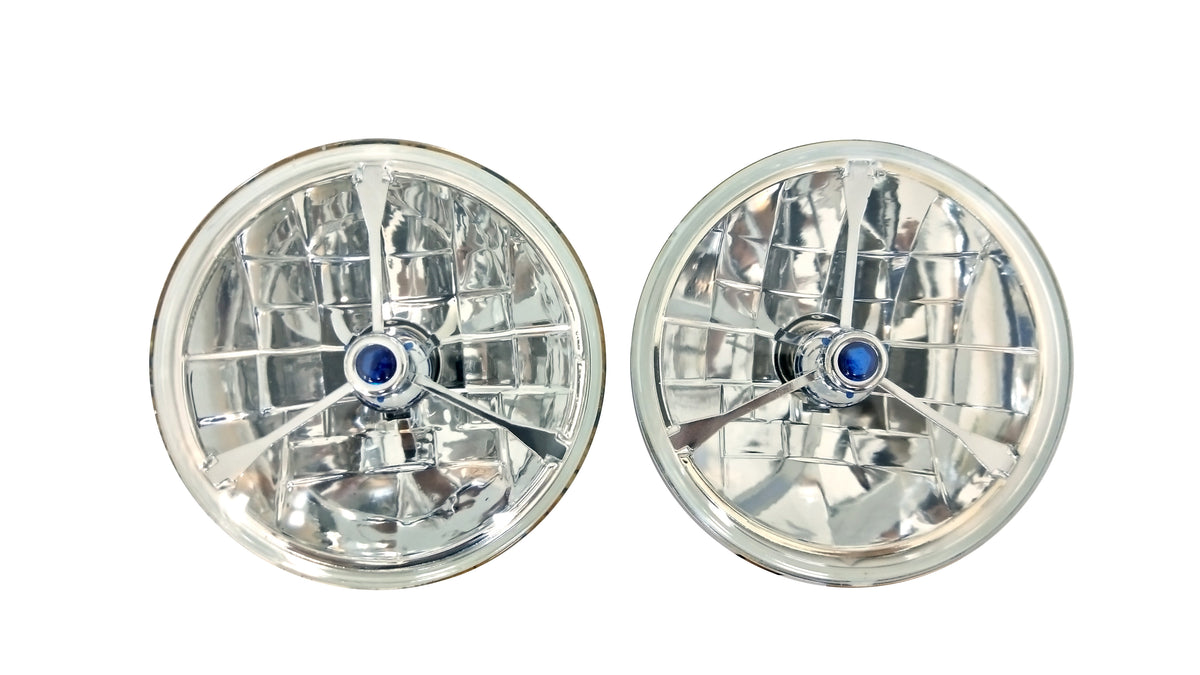 7＂ Headlights Color Dot Tri bar H4